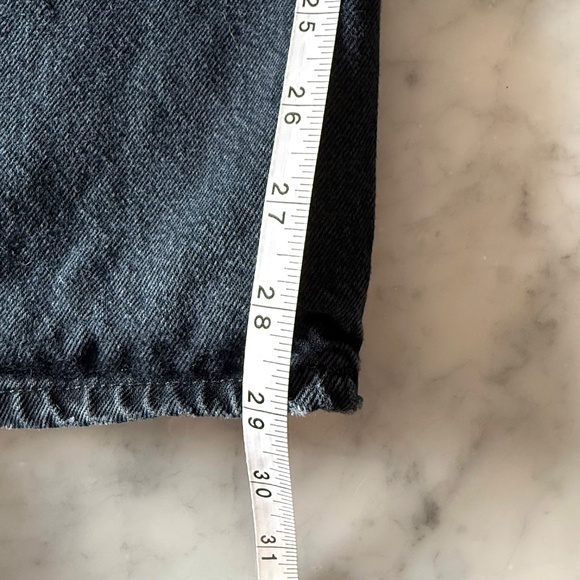 AGOLDE Low Slung Baggy Jeans | Women’s 31 | Washed Black Denim - Picture 10 of 10